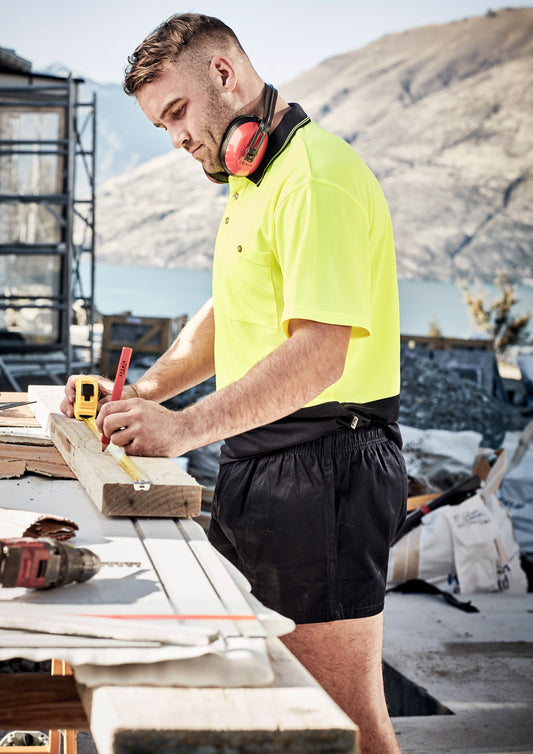 Mens Rugby Short - Black 7XL