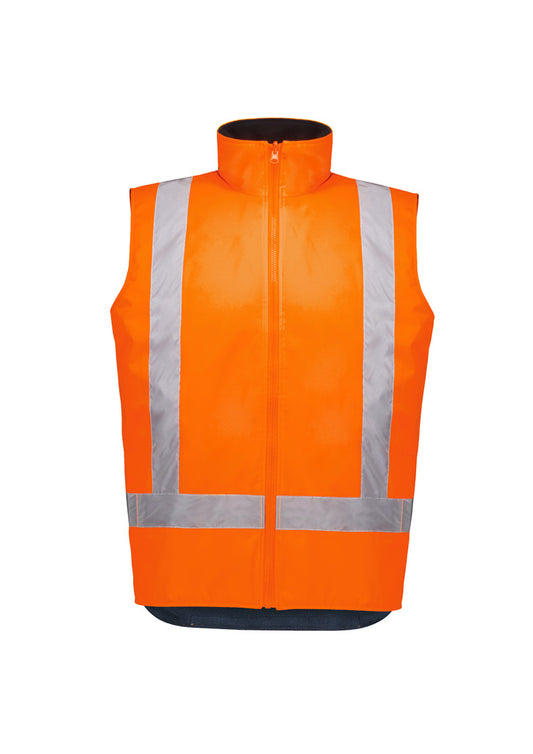 Unisex Hi Vis Waterproof Reversible Vest - Yellow 7XL