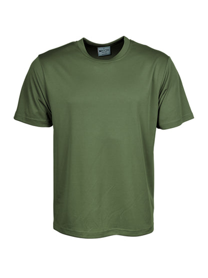 Bocini CT1208 kids micromesh tee in Army Green