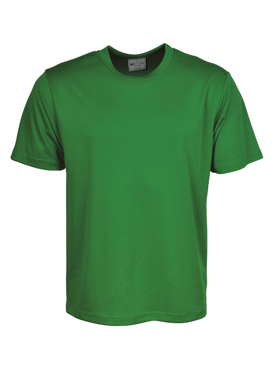 Bocini CT1208 kids micromesh tee in Green