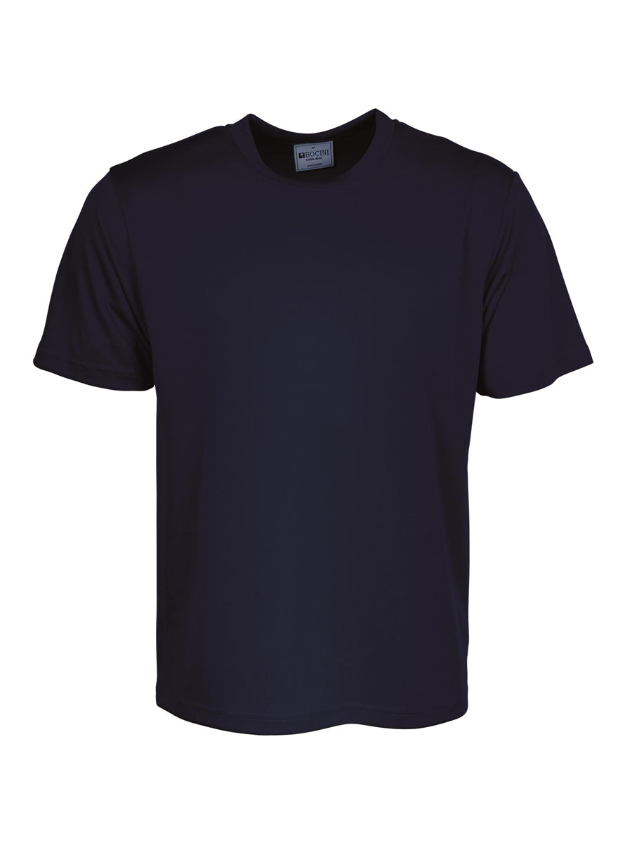 Bocini CT1208 kids micromesh tee in Navy