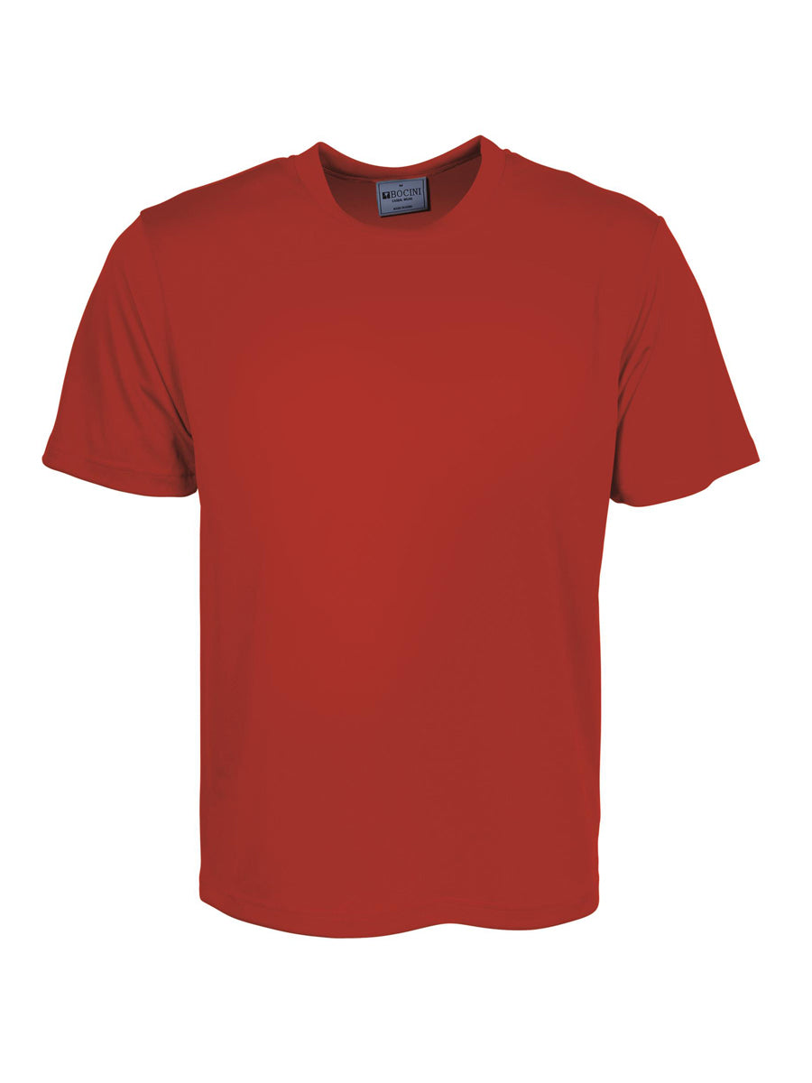 Bocini CT1208 kids micromesh tee in Red