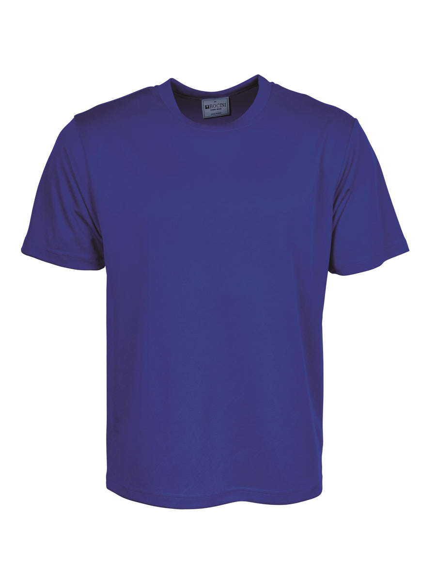 Bocini CT1208 kids micromesh tee in Royal Blue