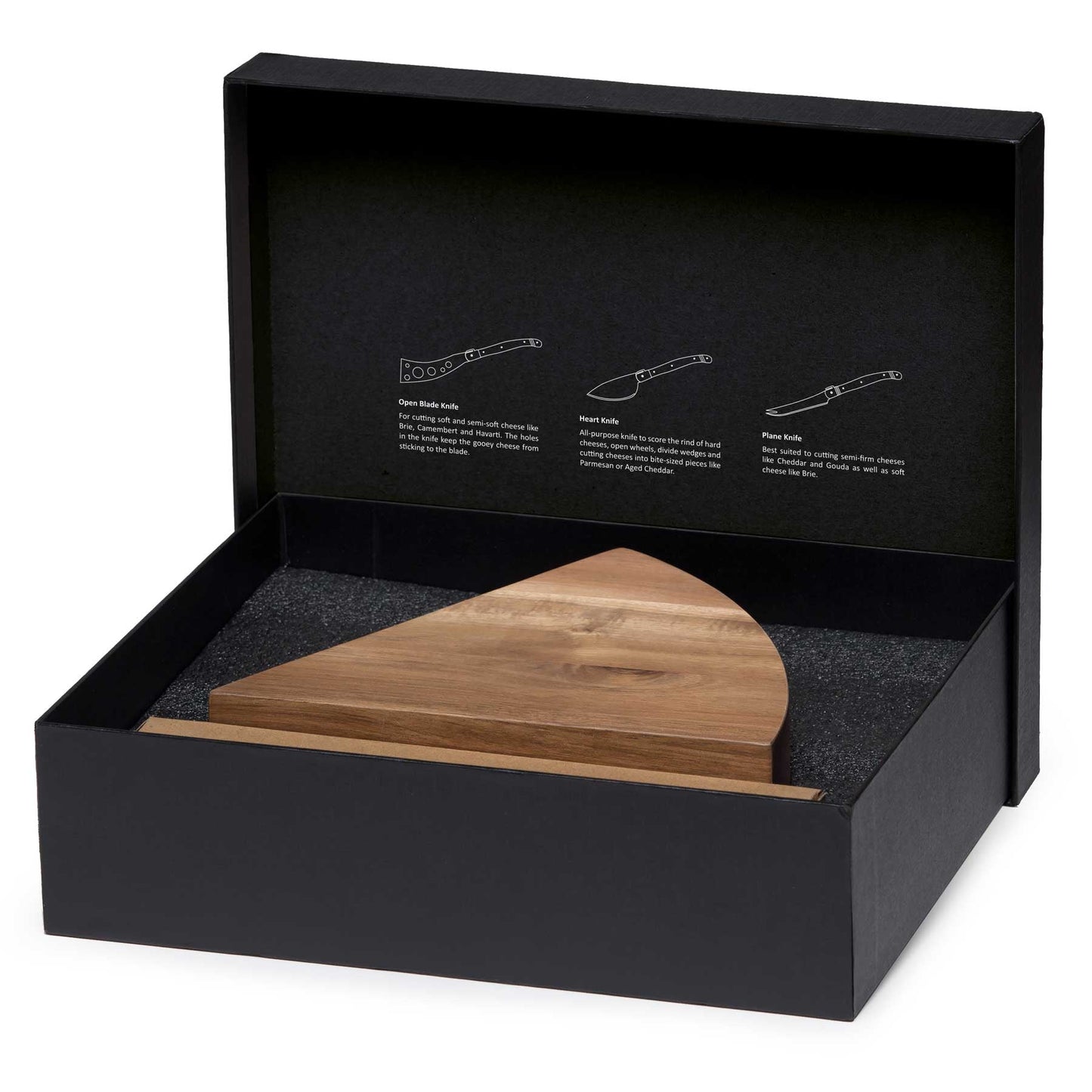 Wedge Cheese Knife Block Set